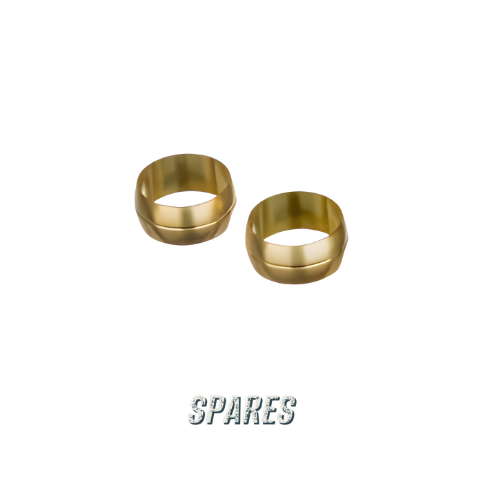 Compression Spares - brass compression olives, Excel Industries