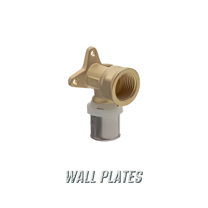 Crimp Wall Plates - multilayer crimp fitting for 16mm, 20mm and 26mm PEX-AL-PEX pipe