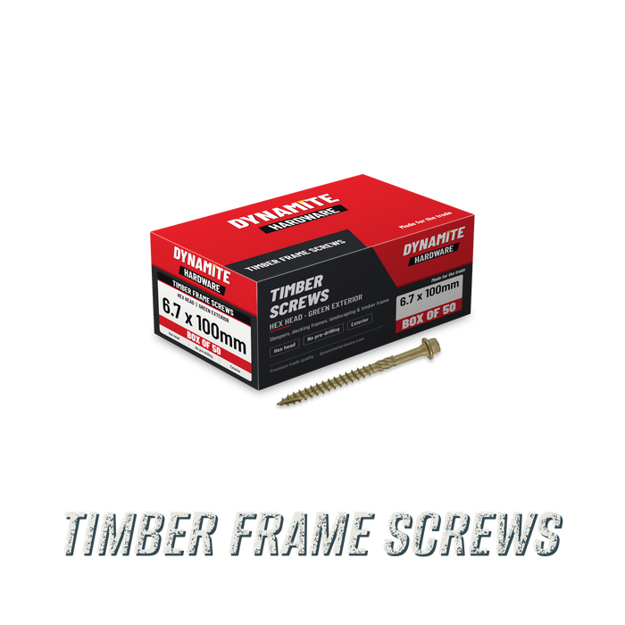 Timber frame screws
