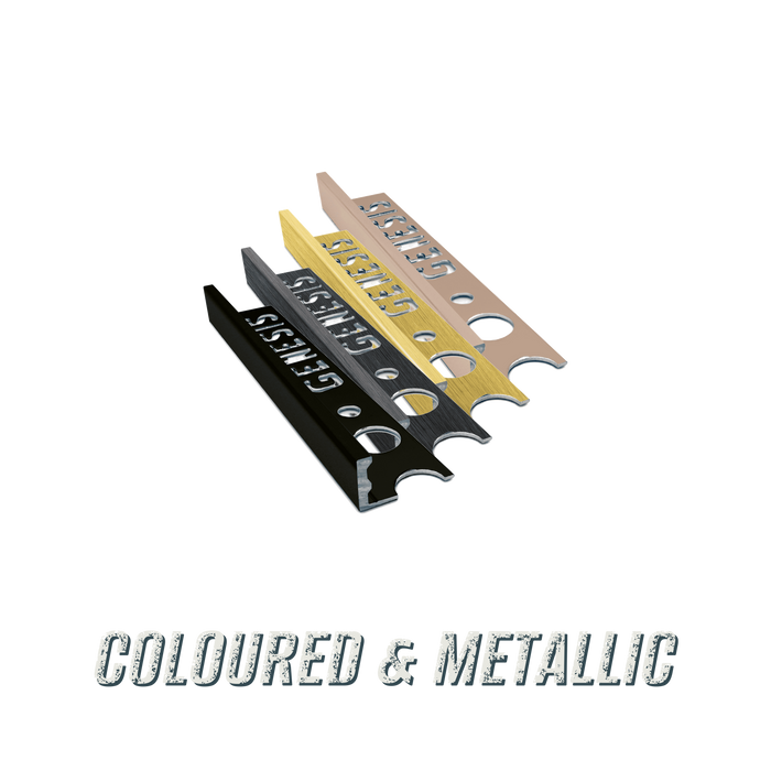 Coloured & Metallic Tile Trims menu tile