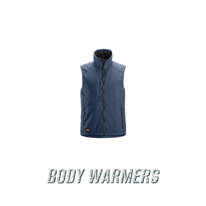 Snickers Body Warmers Winter Vests menu tile