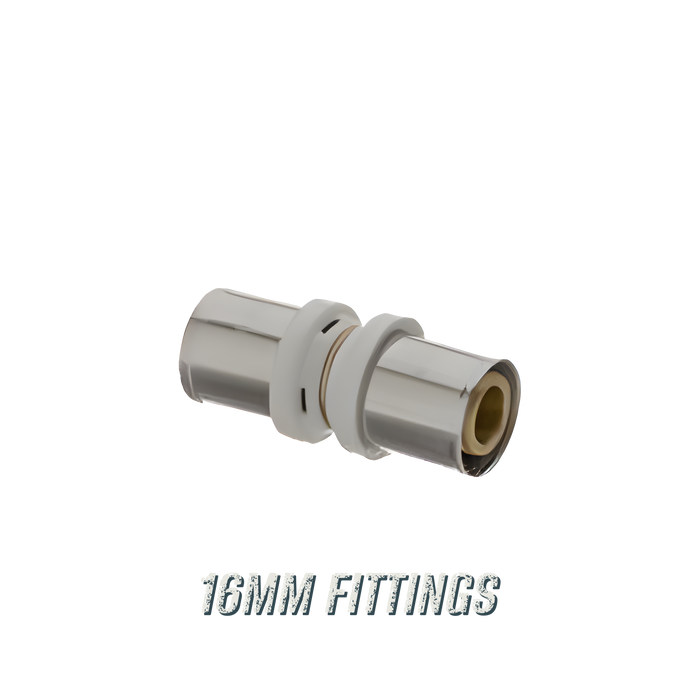 16mm Multilayer Crimp Fittings - multilayer crimp fitting for 16mm, 20mm and 26mm PEX-AL-PEX pipe