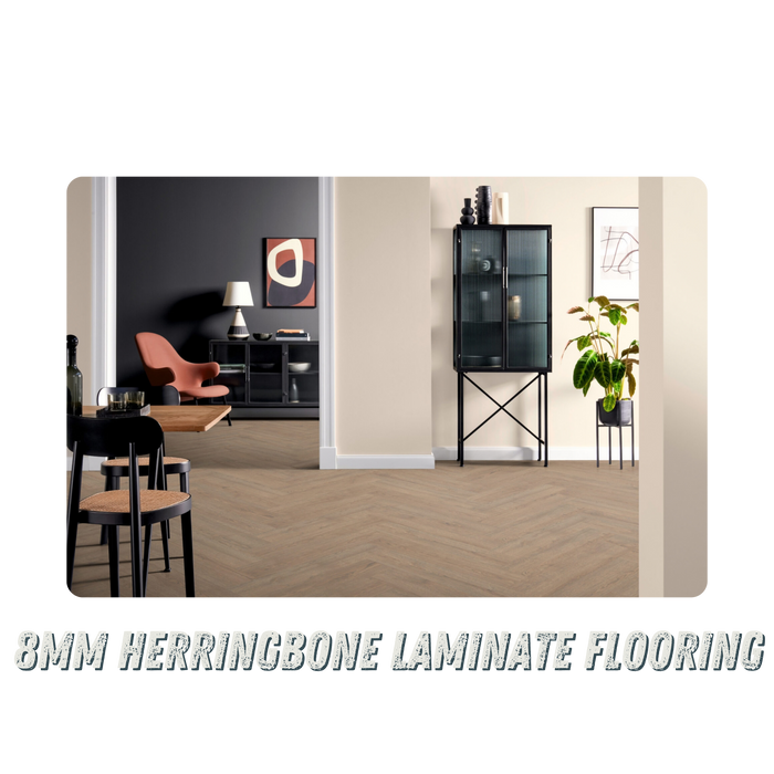 8mm Herringbone Laminate Flooring