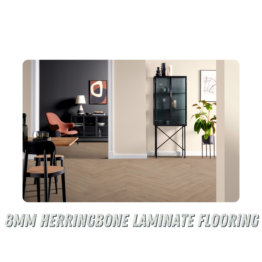 8mm Herringbone Laminate Flooring
