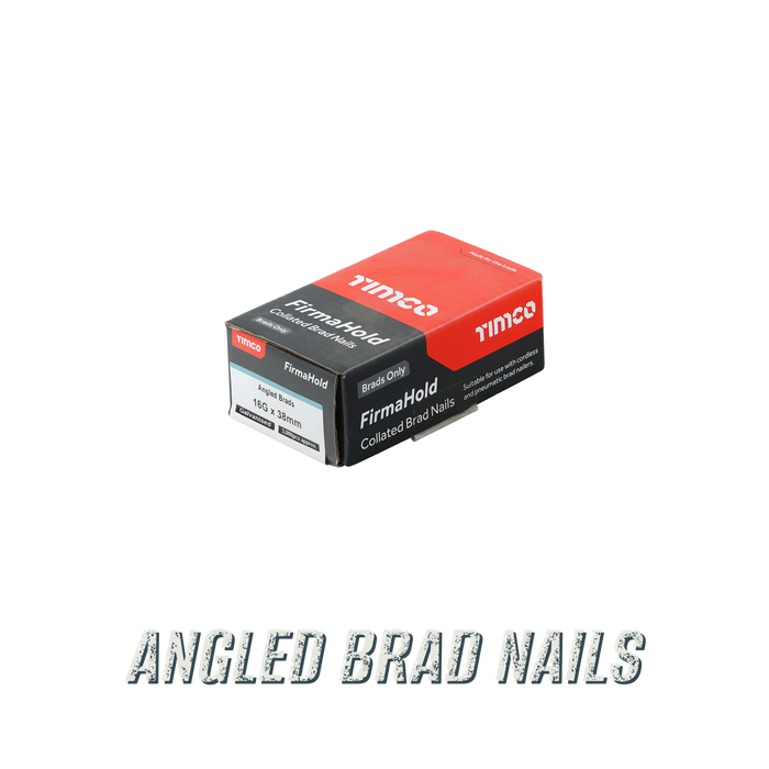 Angled Brad Nails - 16g angled brad nails pack
