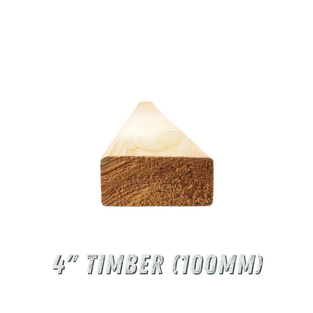 4" TIMBER (100MM)