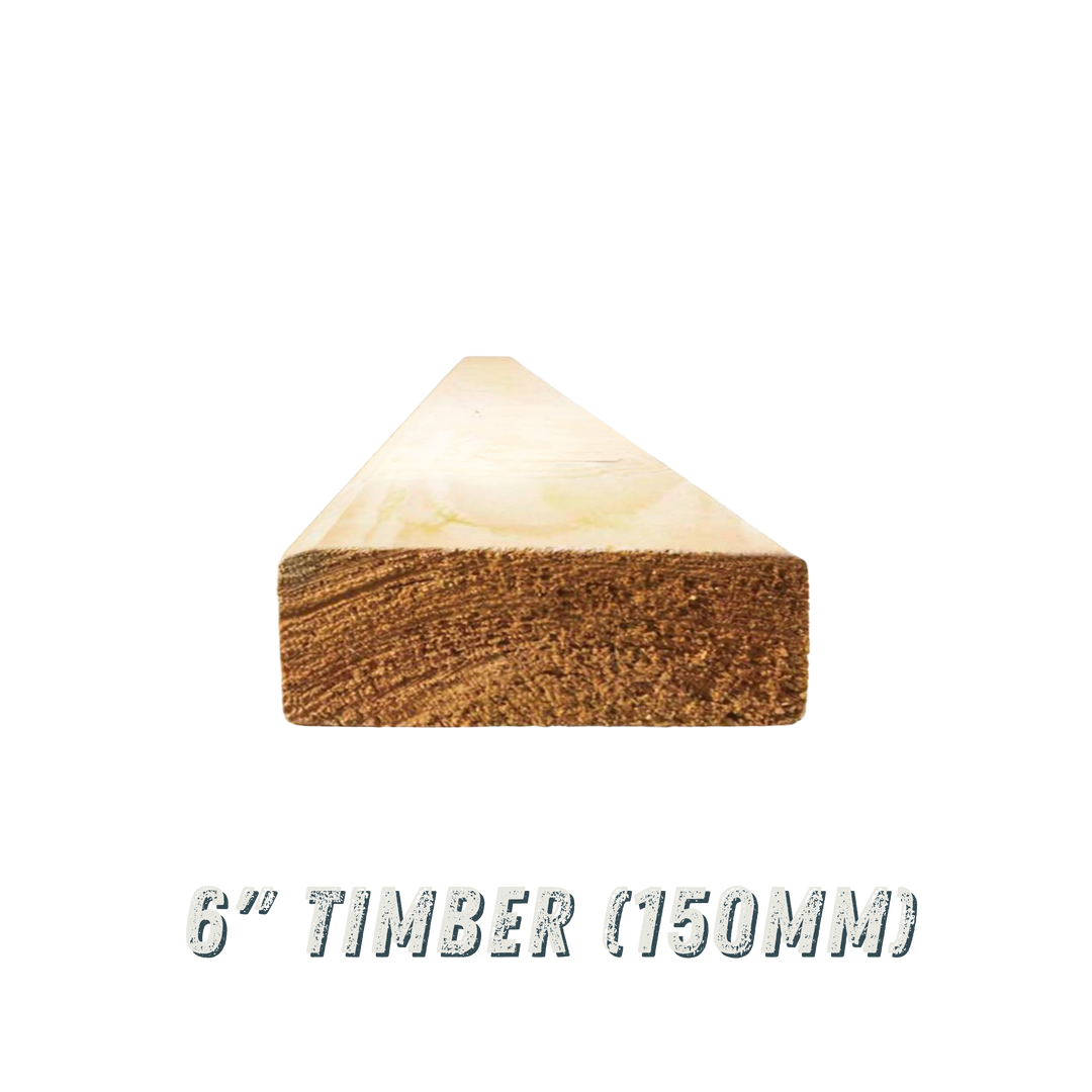 6" TIMBER (150MM)