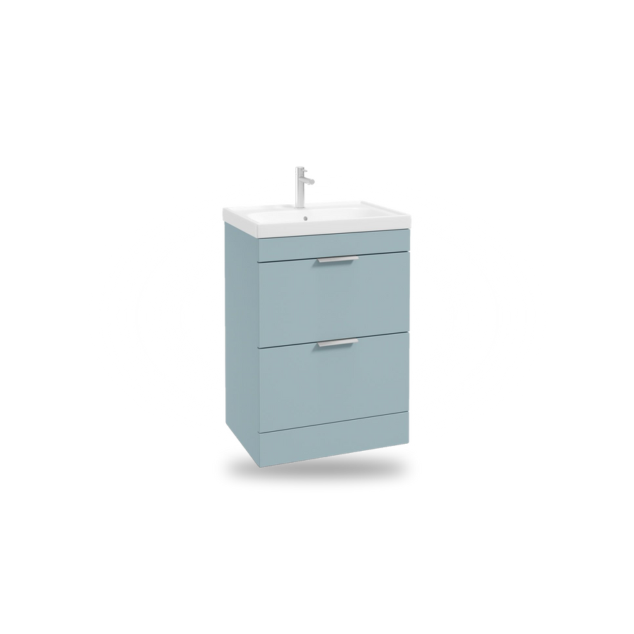 Blue floorstanding vanity unit – Matt Morning Sky Blue