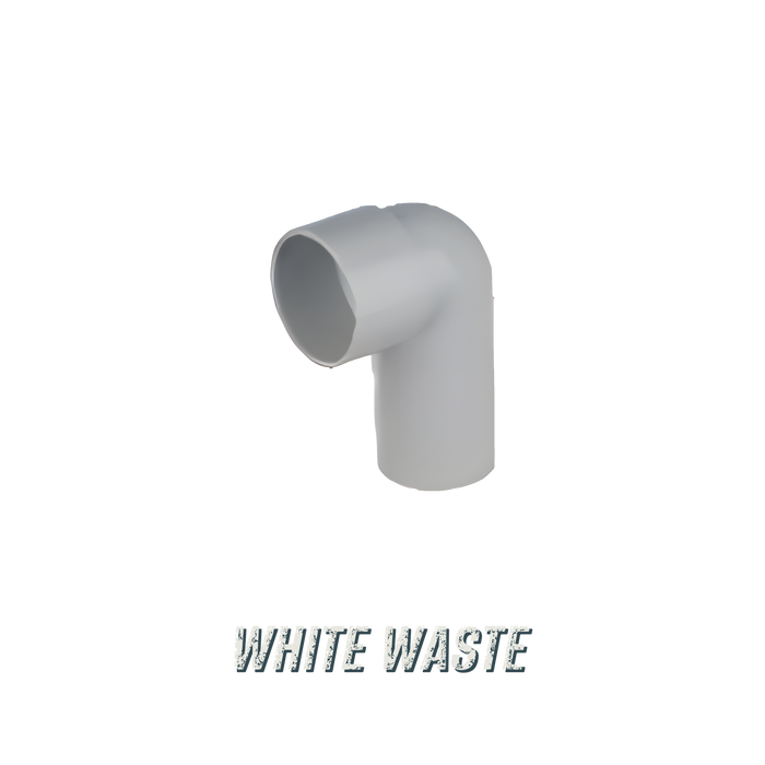 White Waste Fittings - Dynamite Hardware