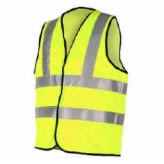 XXL LARGE HI VIS WAIST COAT EN471 DOUBLE BAND - Dynamite Hardware