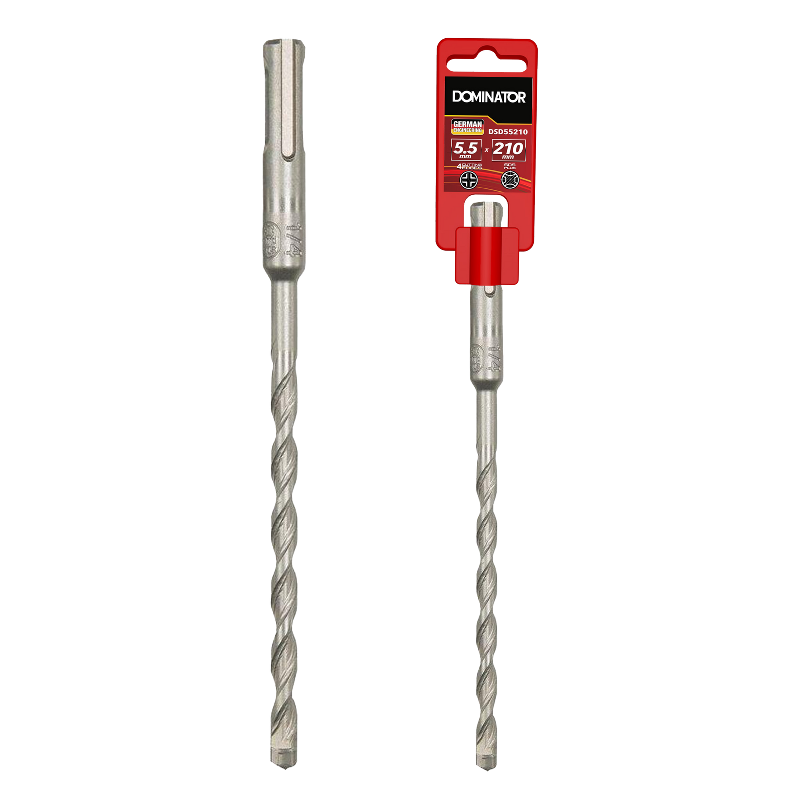 5.0 X 210 DOMINATOR 4 HEAD SDS PLUS DRILL BIT - drill bit Dynamite Hardware