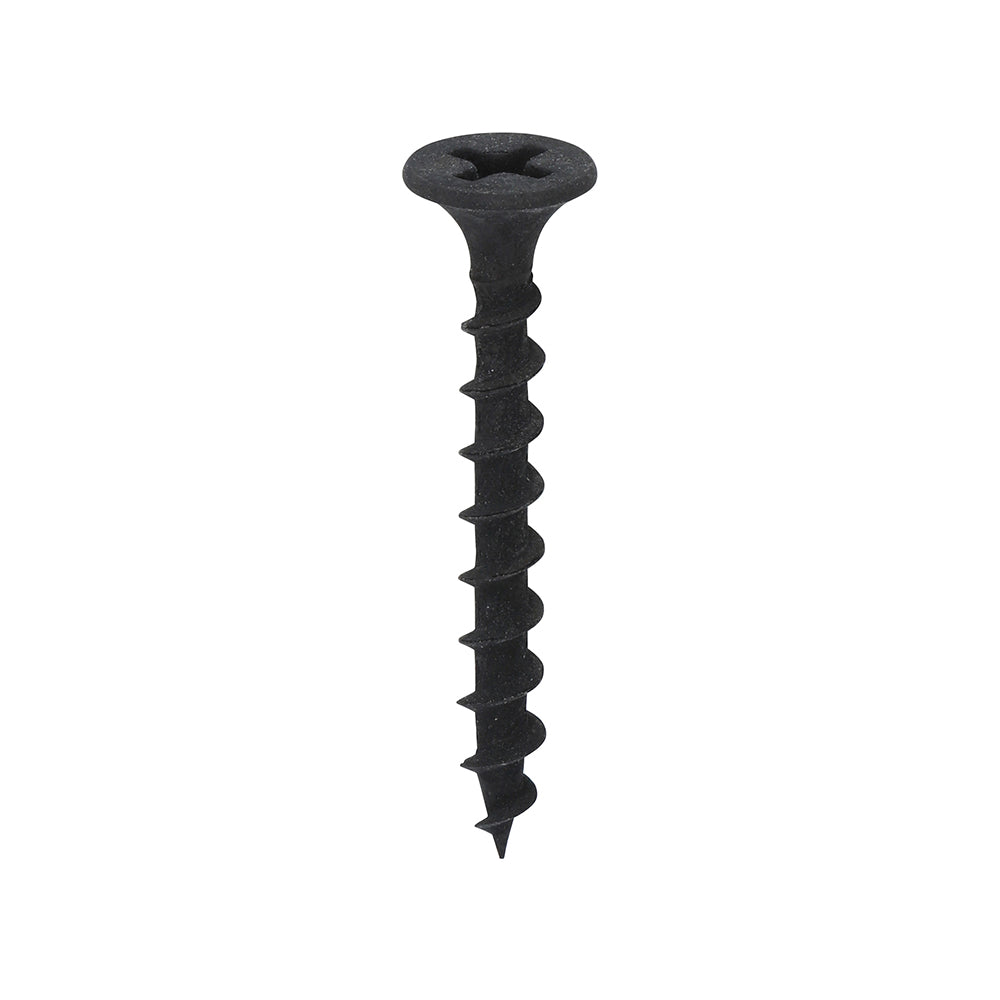 3.5 x 32 Drywall Screws – Coarse Thread – Black – Box (1000)