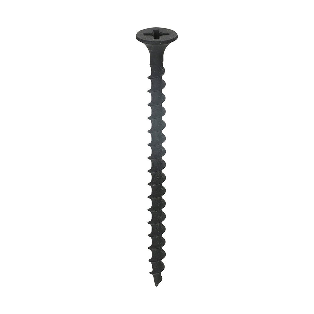 3.5 x 55 Drywall Screws – Coarse Thread – Black – Box (500)