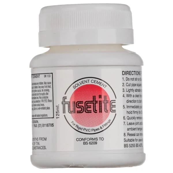 FUSETITE SOLVENT CEMENT (PLUMBING CEMENT FOR PVC) 250ML