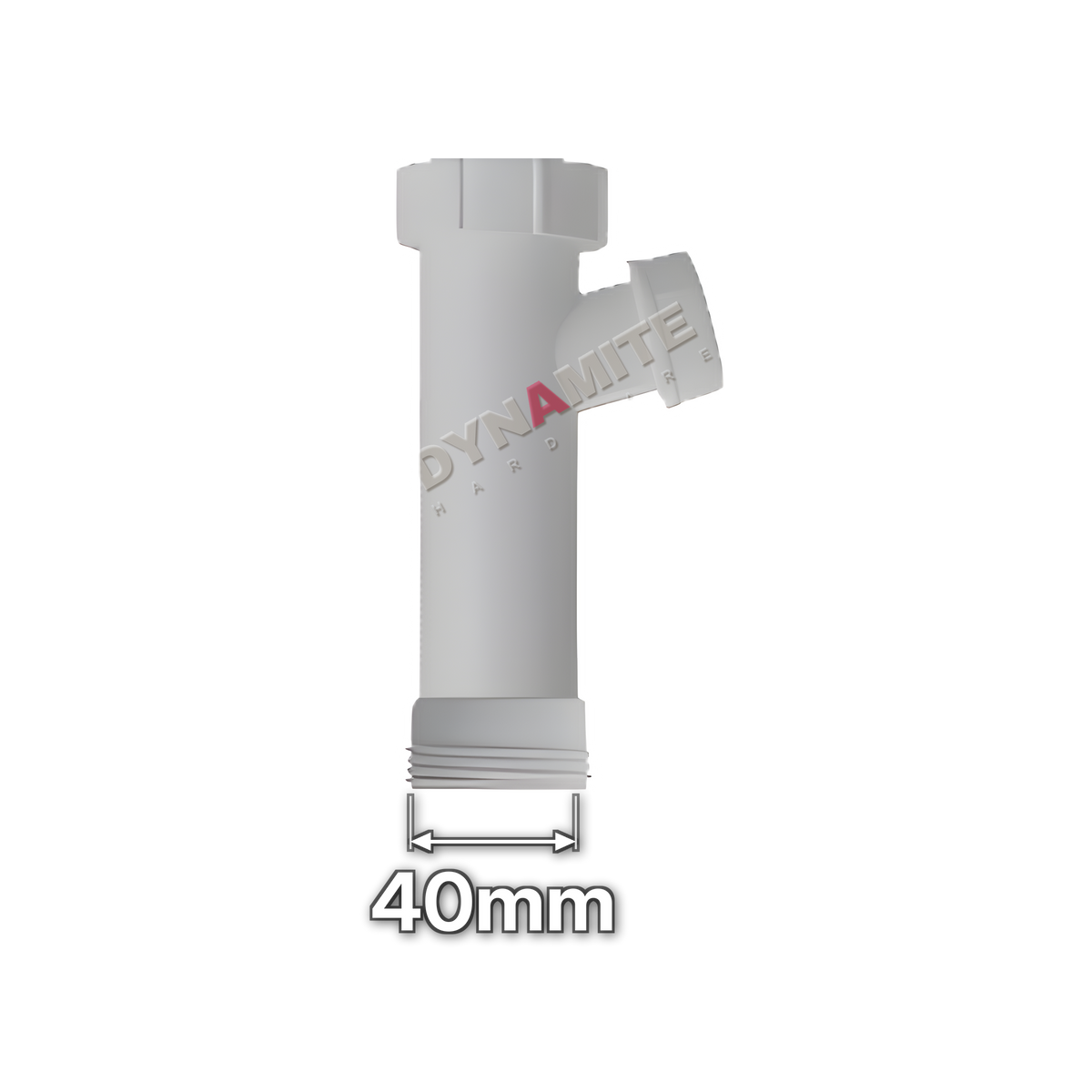 1½" (40mm) Sink Trap Appliance Conversion Kit - Single Inlet (code 112STU), size marked with white arrows: 40mm