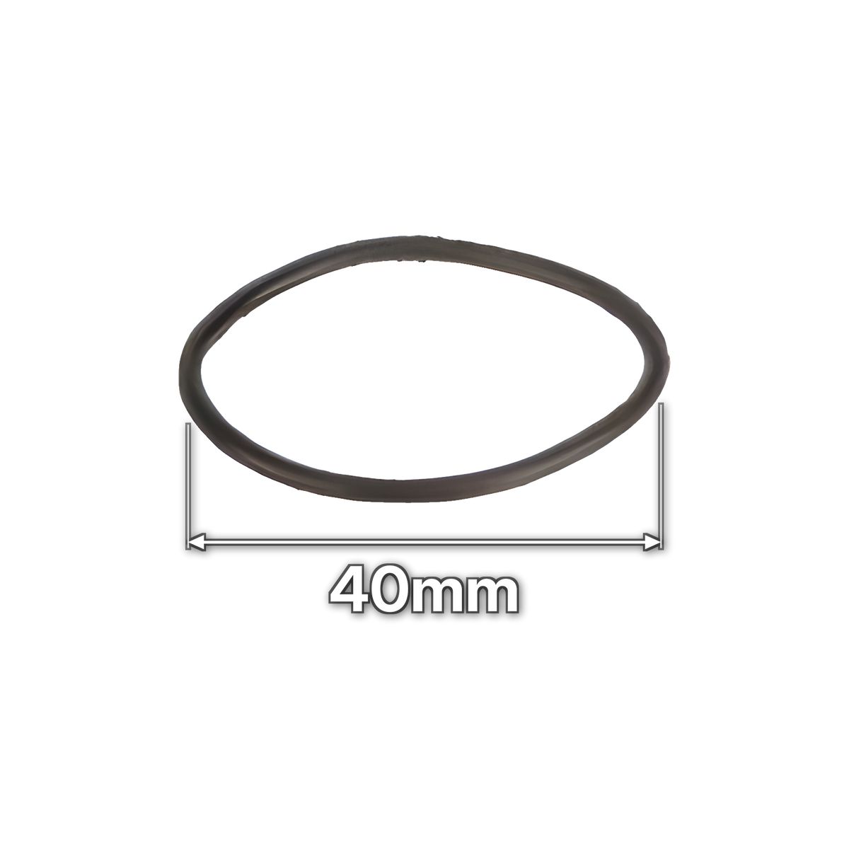 1½" (40mm) Waste Trap Inlet & Centre Washer - Pack of 10 (code 112TW), size marked with white arrows: 40mm
