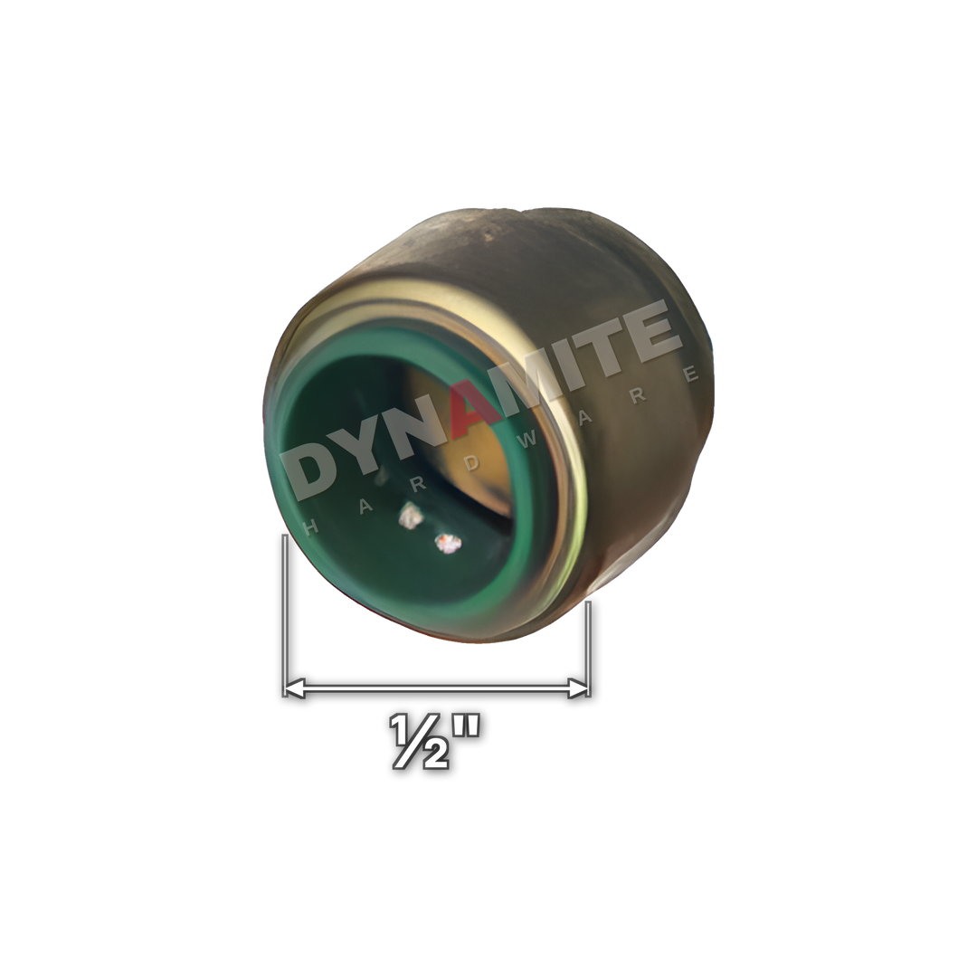 ½" Pushtite Push-Fit Stop End (code PT5112), size marked with white arrows: ½" pipe