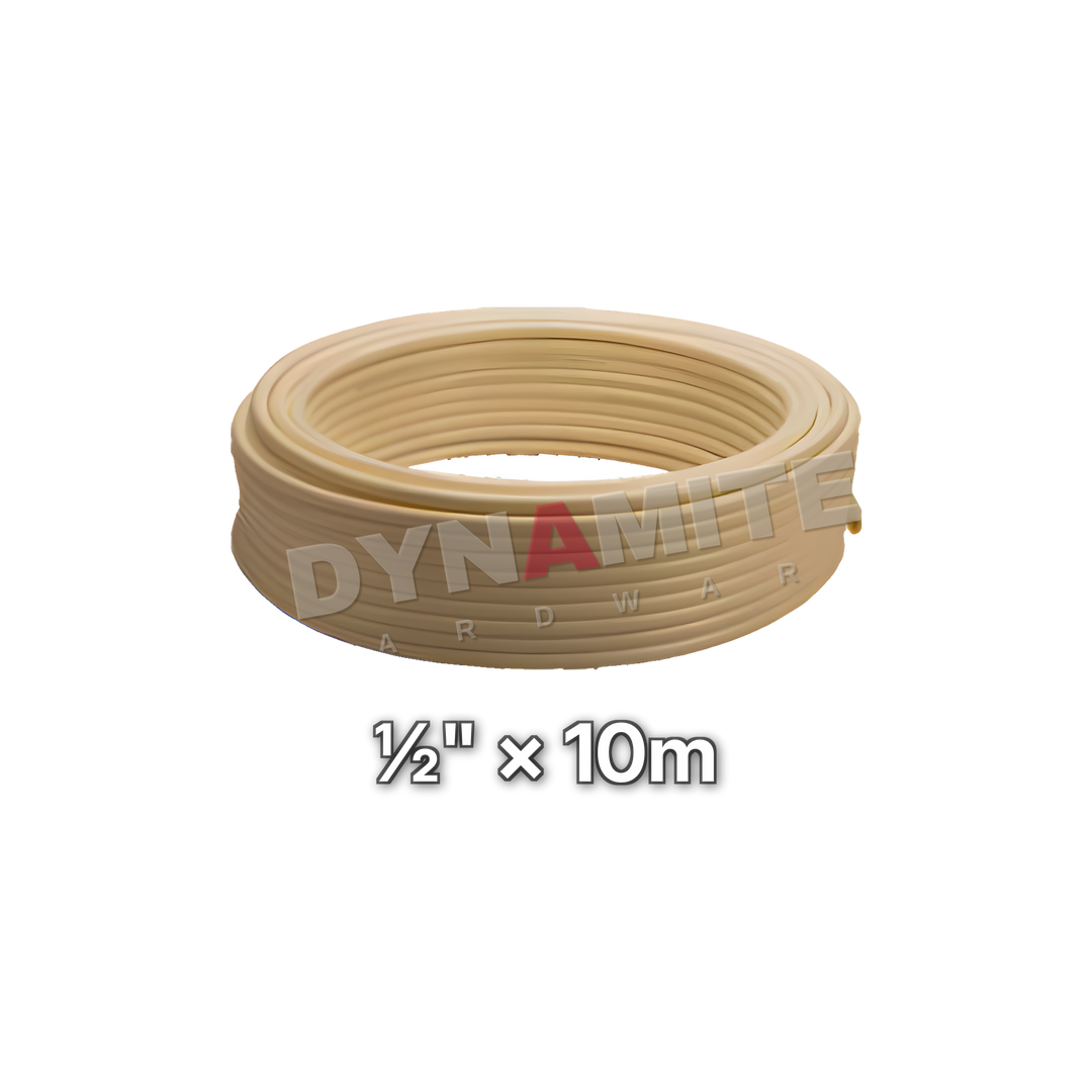 ½" PEX Barrier Pipe - 10m Coil, size marked: ½" × 10m