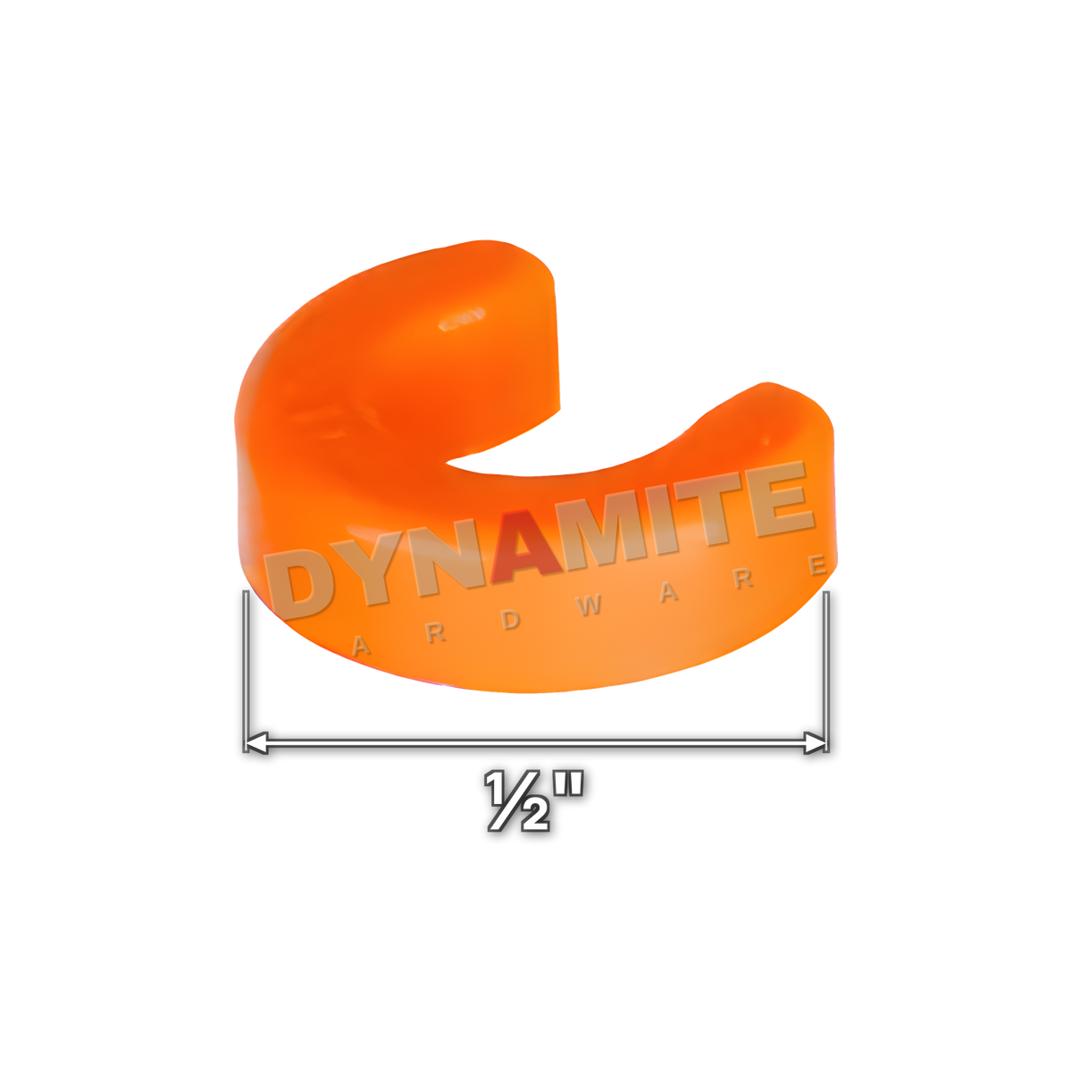 ½" Push-Fit Disconnecting Clip (code 12CLIP), size marked with white arrows: ½"