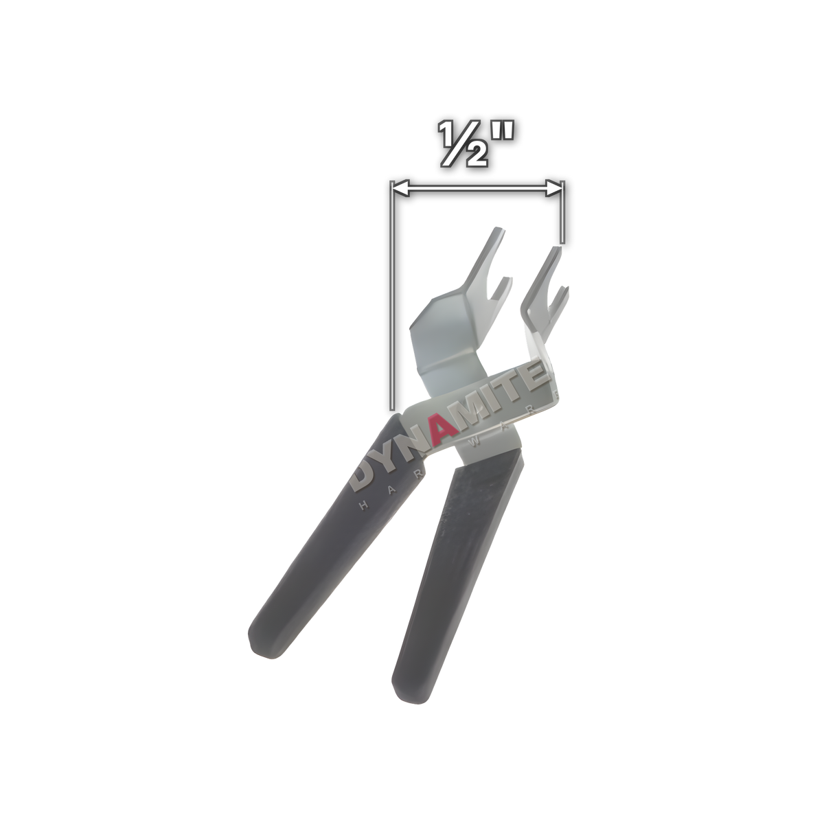½" Push-Fit Disconnecting Pliers (code 12PLIER), size marked with white arrows: ½"