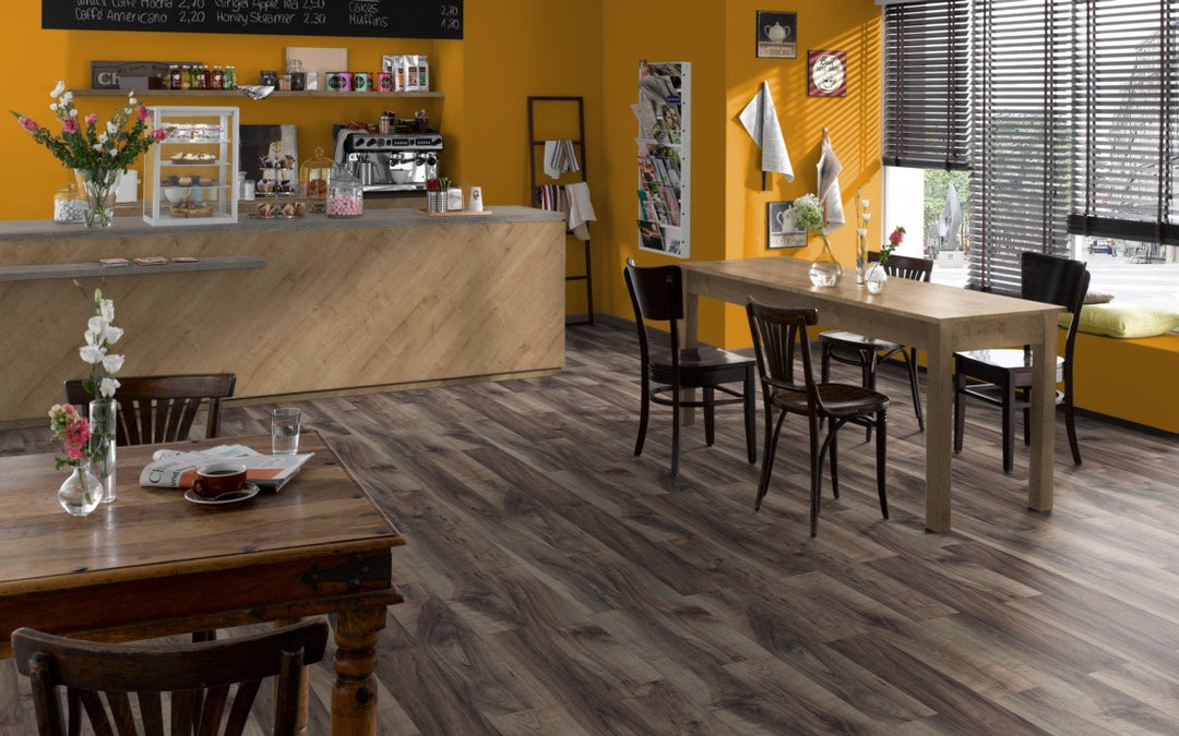 Dundee Walnut Plank 12mm AC4 Laminate Flooring laminate flooring detail