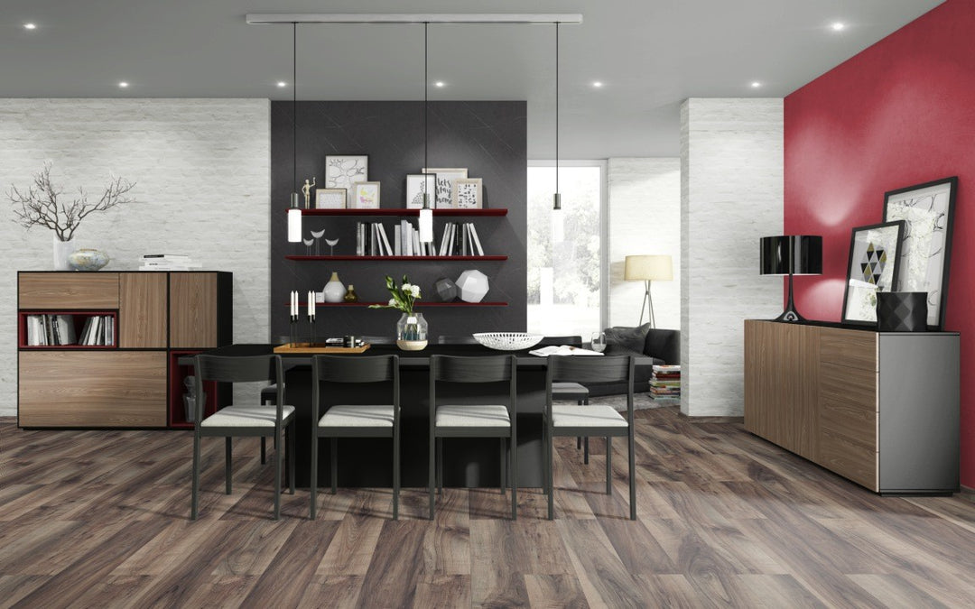 Dundee Walnut Plank 12mm AC4 Laminate Flooring laminate flooring detail