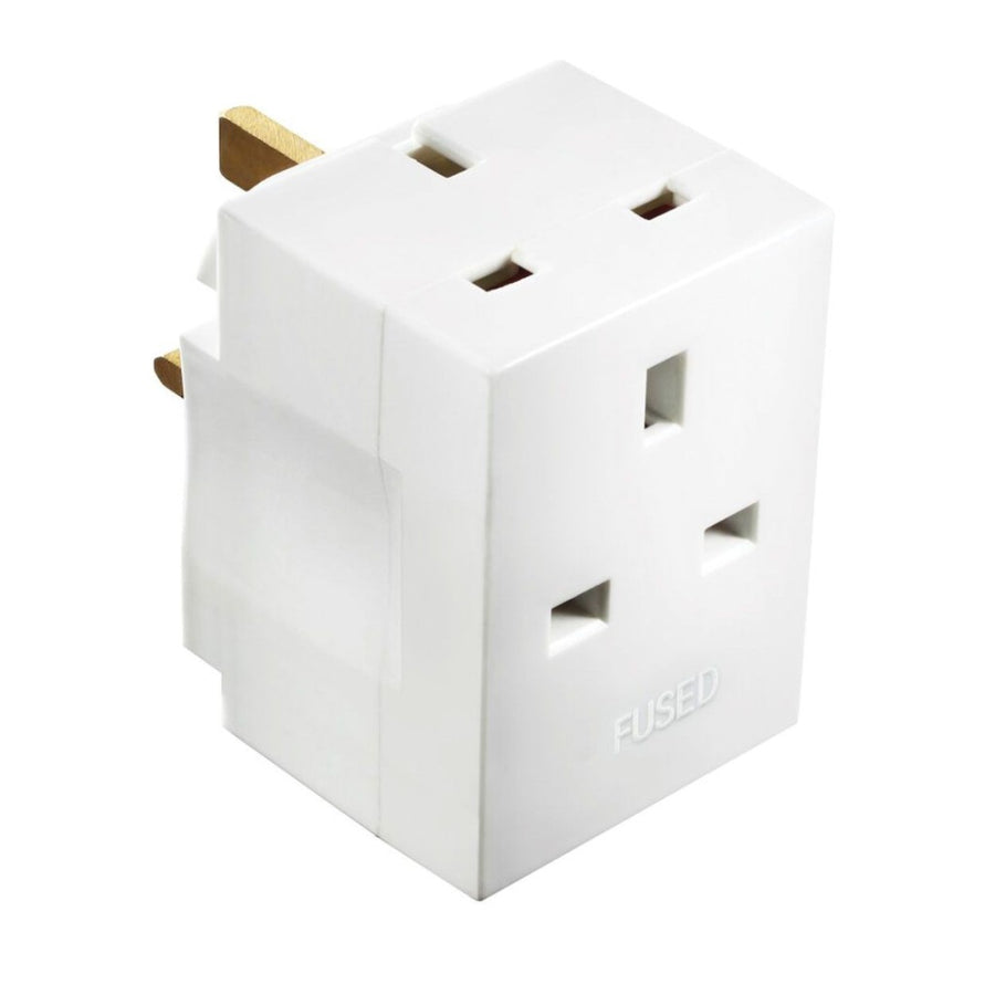 Sasta 13 Amp 3 Way Adapter - Electrical Dynamite Hardware