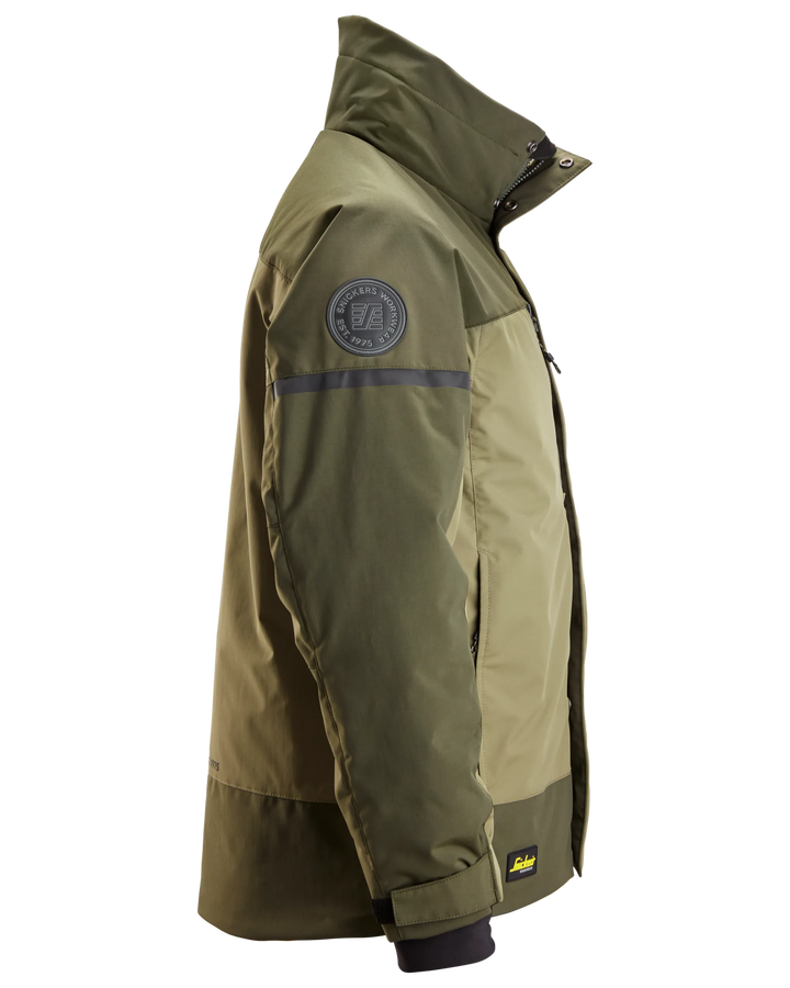 Snickers Khaki Green, Insulated Jacket (1106) - Dynamite Hardware