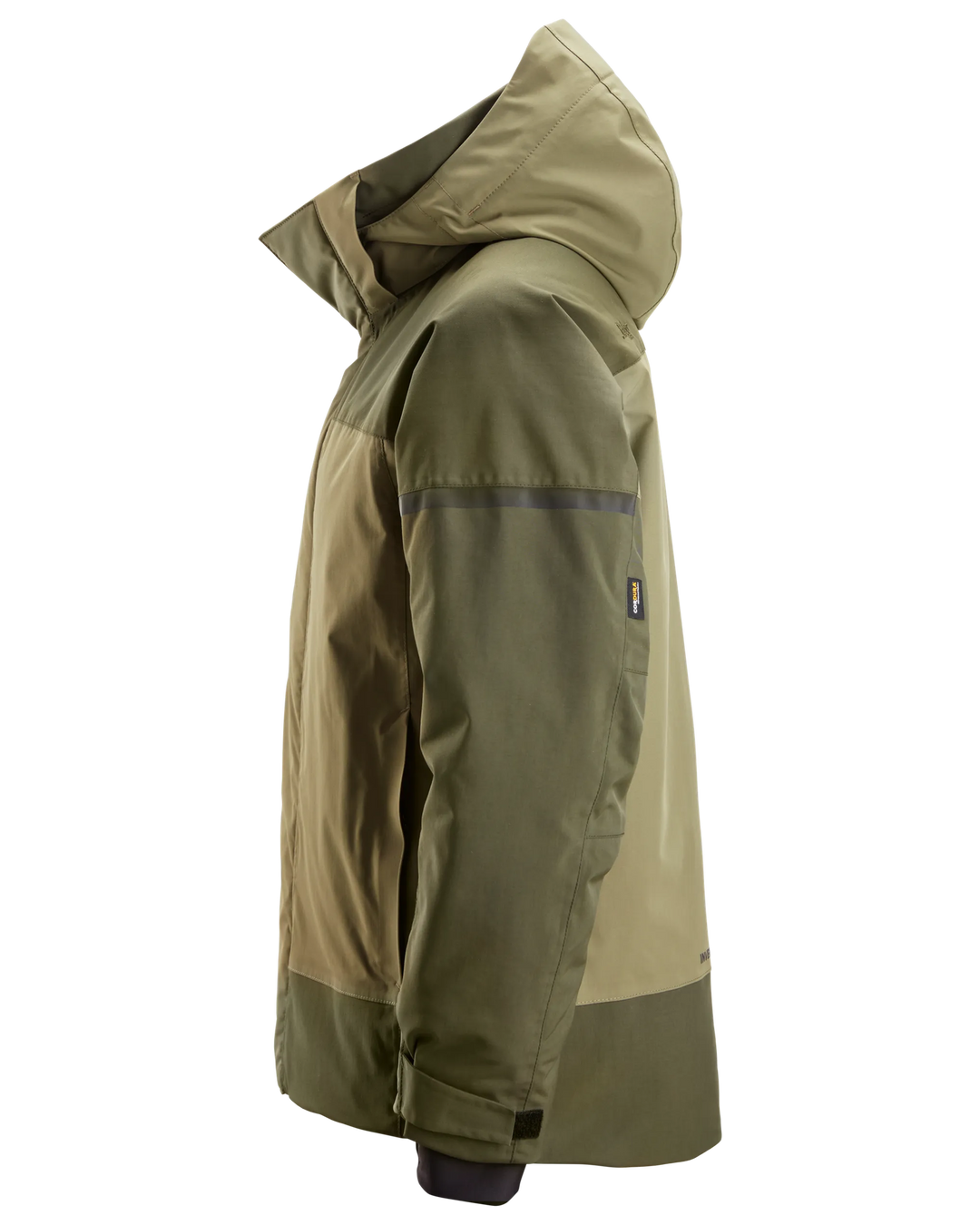 Snickers Khaki Green, Waterproof Insulated Jacket (1112) - Dynamite Hardware