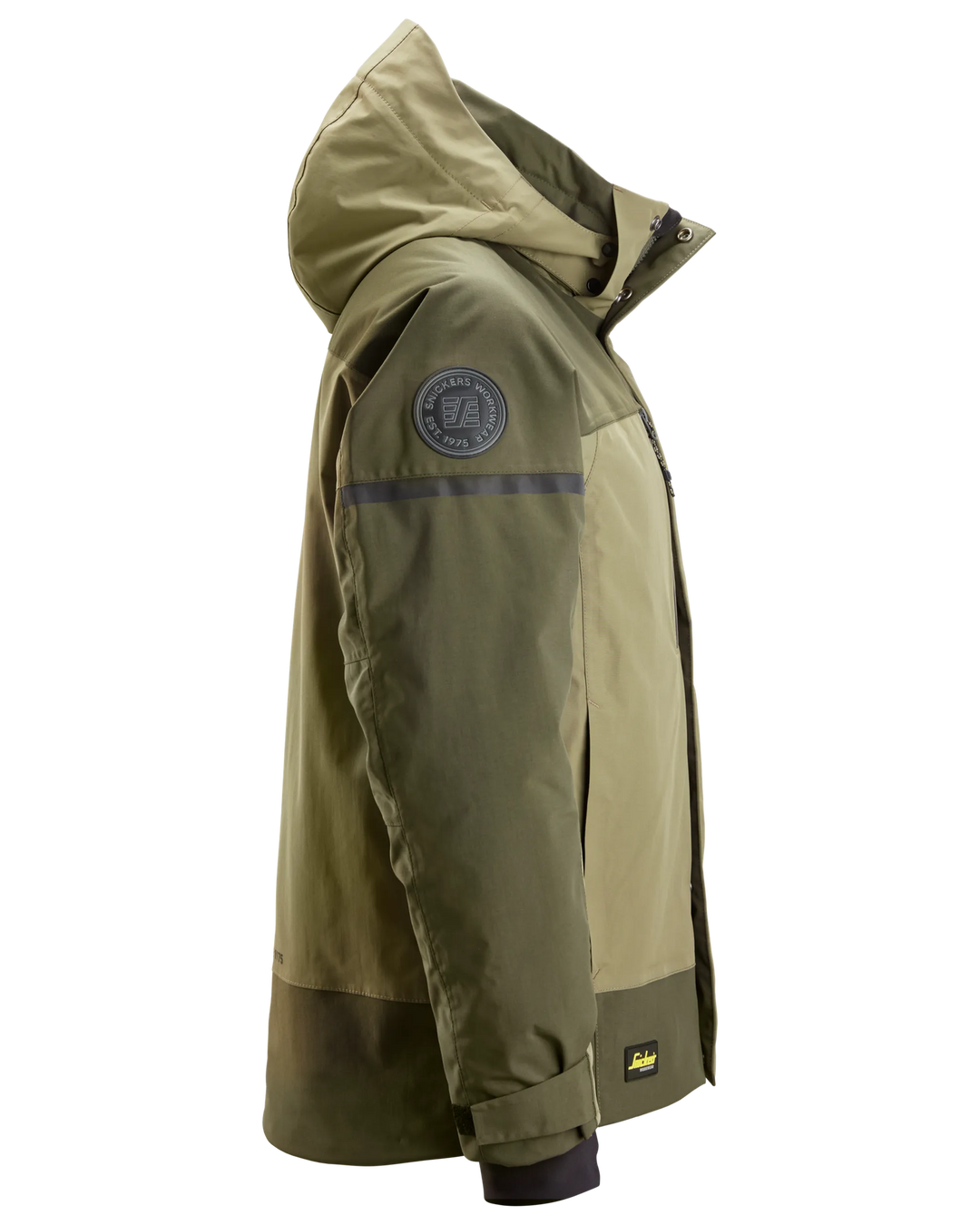 Snickers Khaki Green, Waterproof Insulated Jacket (1112) - Dynamite Hardware