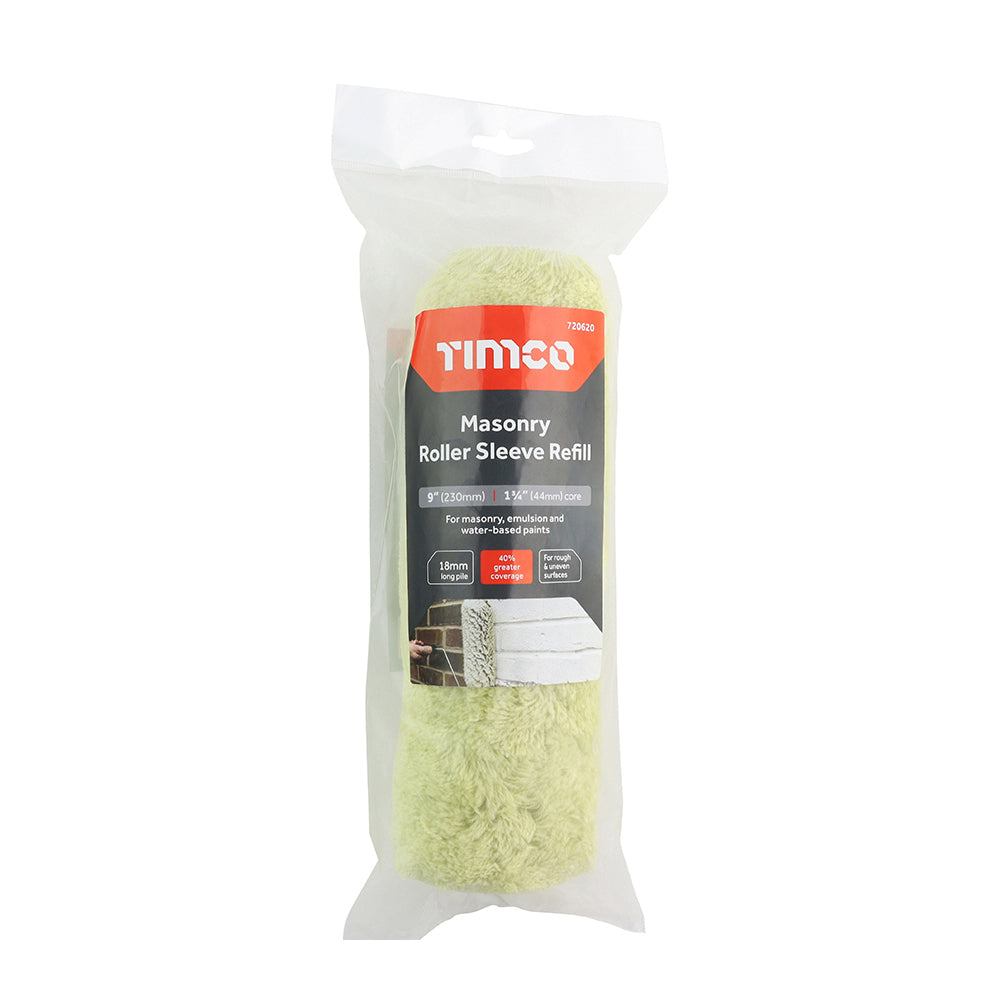 Masonry Roller Sleeve Refill 18mm 9" Long - Dynamite Hardware