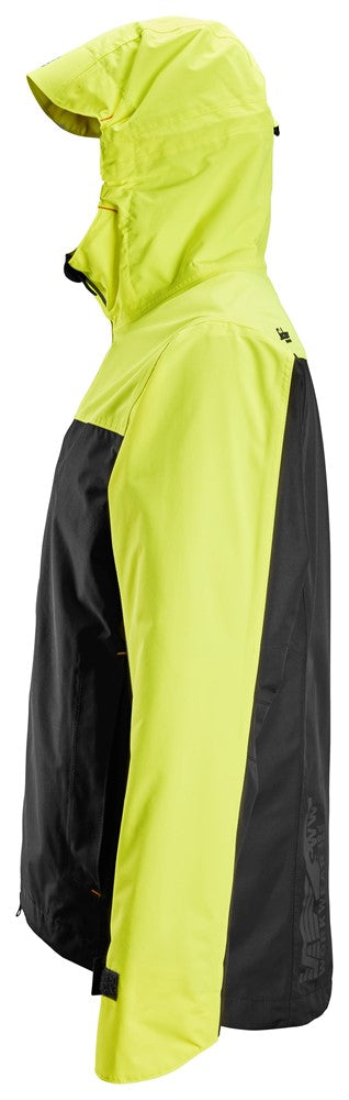 Snickers AllroundWork, Waterproof Shell Jacket black/neon 1301