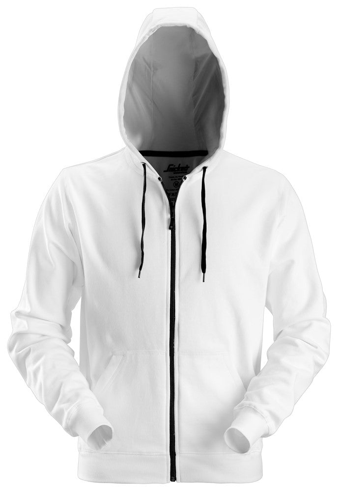 Snicker Zip Hoodie - White (2801) - Dynamite Hardware