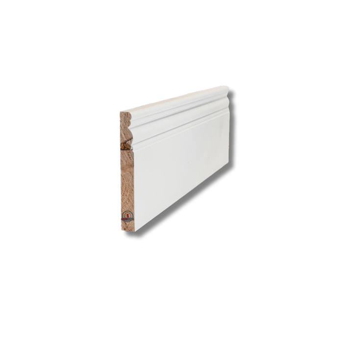 SEADEC Optima Moulded Deluxe Primed Skirting – Solid Wood Core