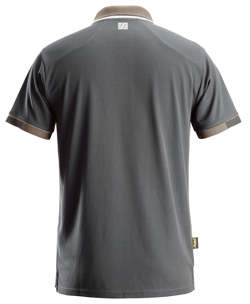 Snickers AllroundWork, 37.5® Short Sleeve Polo Shirt - Steel Grey (2724) - Dynamite Hardware