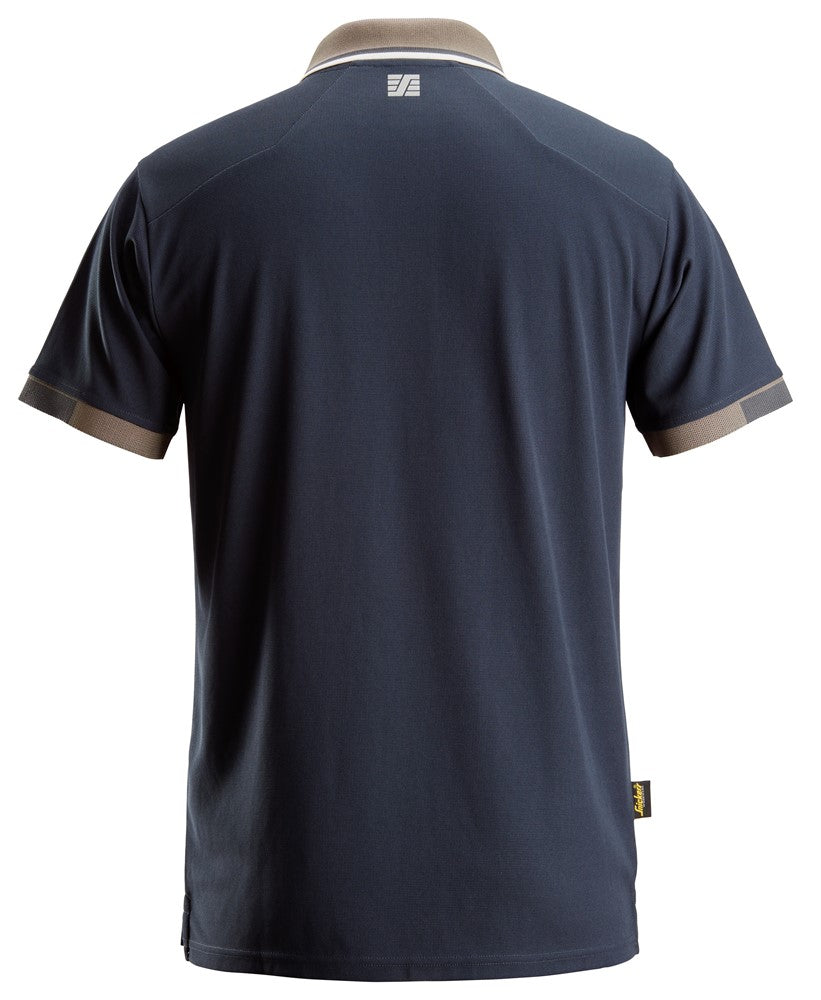 Snickers AllroundWork, 37.5® Short Sleeve Polo Shirt - Navy (2724) - Dynamite Hardware
