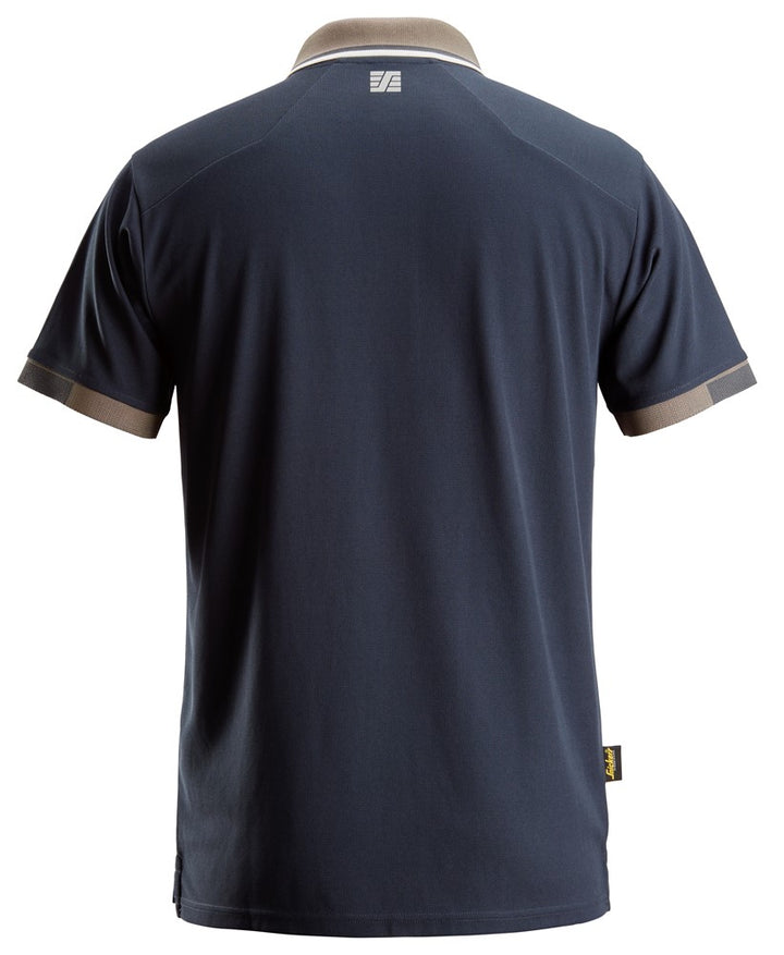 Snickers AllroundWork, 37.5® Short Sleeve Polo Shirt - Navy (2724) - Dynamite Hardware