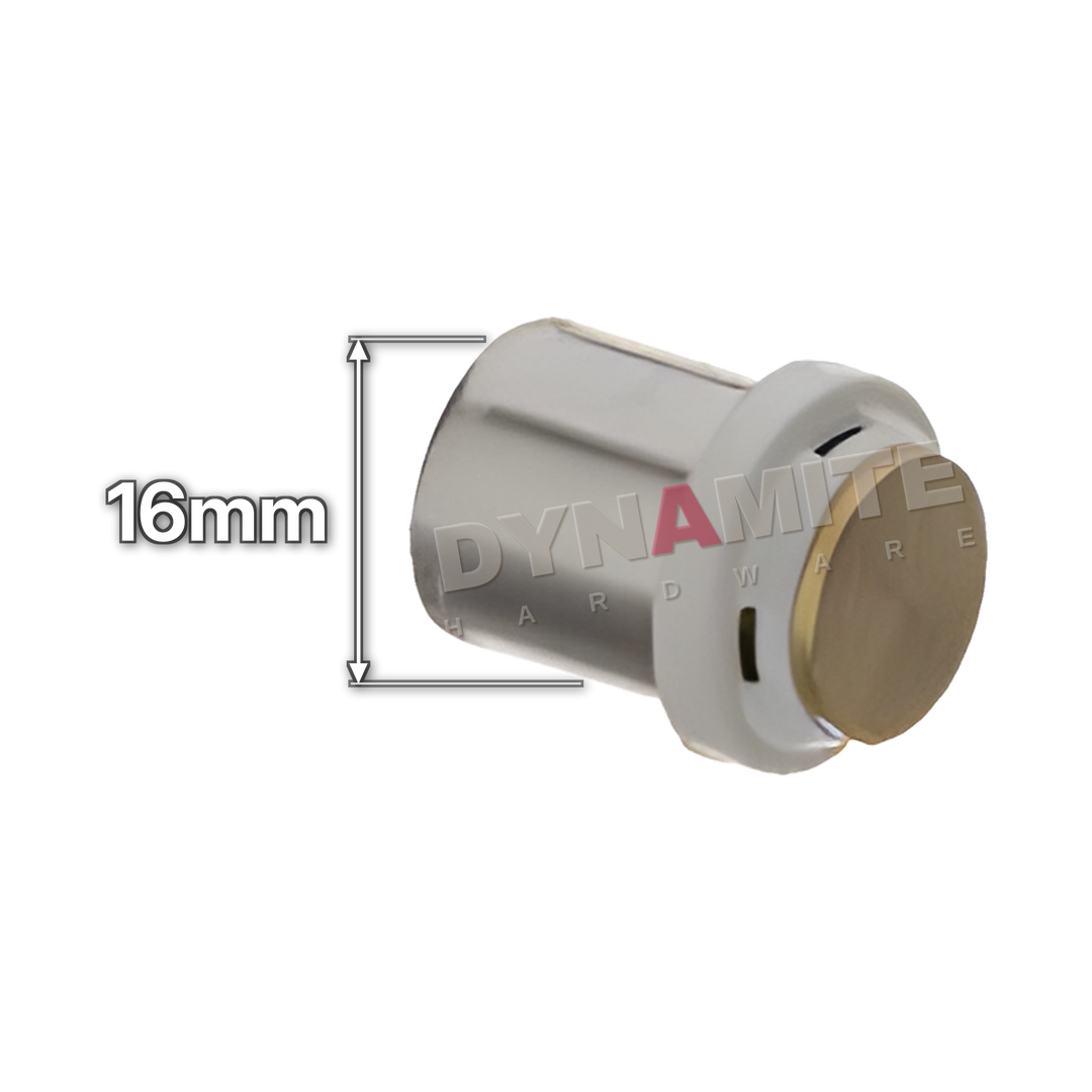 16mm Multilayer Crimp End Cap (code MF5116), size marked with white arrows: 16mm crimp