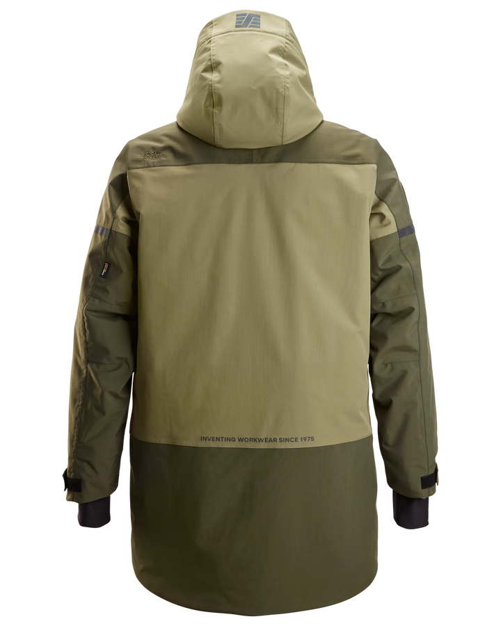 Snickers Khaki Green, Waterproof Insulated Parka (1801) - Dynamite Hardware