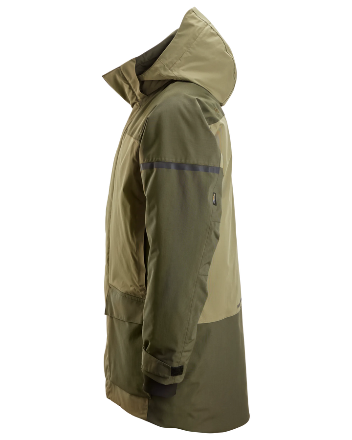 Snickers Khaki Green, Waterproof Insulated Parka (1801) - Dynamite Hardware