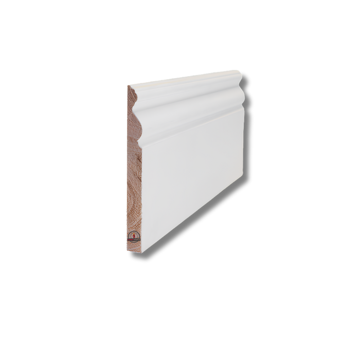 SEADEC Optima Victorian Deluxe Primed Skirting – Solid Wood Core