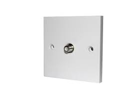 Sasta Satellite Wall Plate (F Socket)