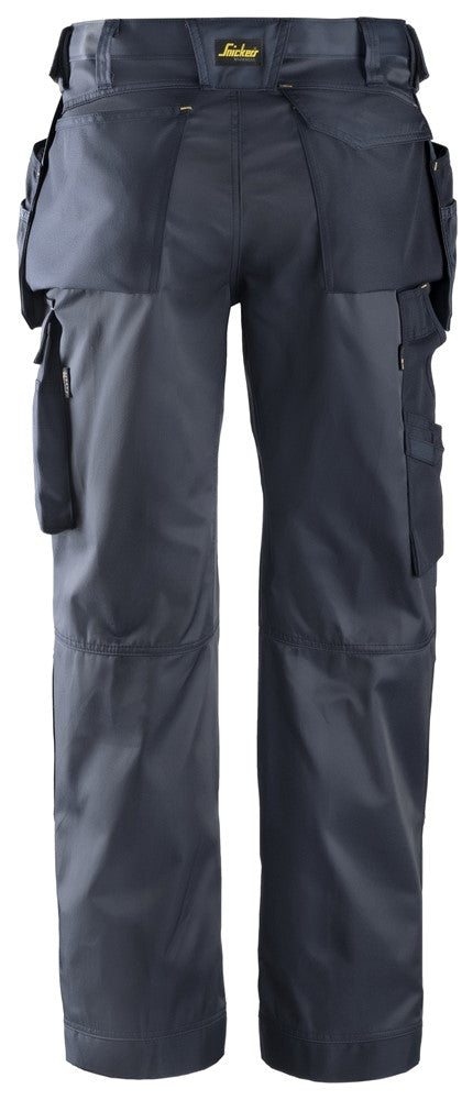 Snickers Navy Craftsmen Holster Pockets Trousers, DuraTwill (3212) - Dynamite Hardware
