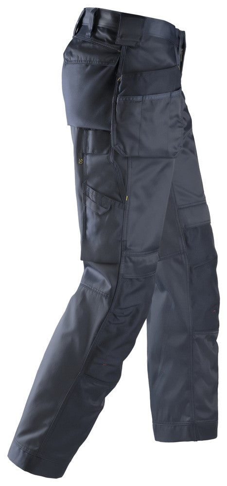 Snickers Navy Craftsmen Holster Pockets Trousers, DuraTwill (3212) - Dynamite Hardware