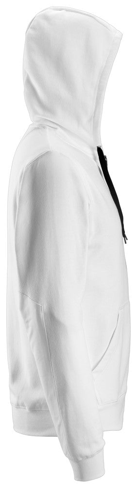 Snicker Zip Hoodie - White (2801) - Dynamite Hardware