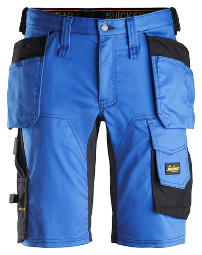Snickers True Blue AllroundWork, Stretch Shorts Holster Pockets (6141) - Dynamite Hardware