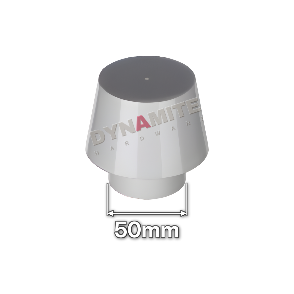2" (50mm) Waste Air Admittance Valve (code 50AAV), size marked with white arrows: 50mm