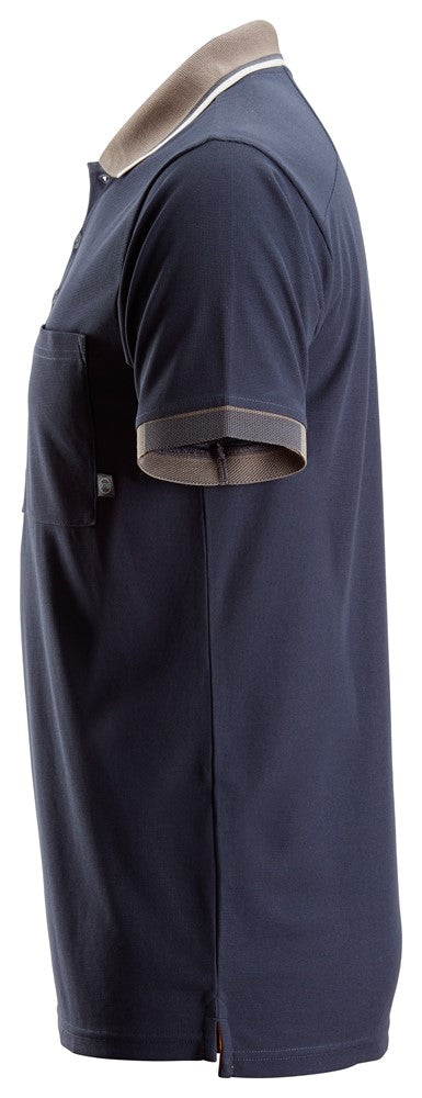 Snickers AllroundWork, 37.5® Short Sleeve Polo Shirt - Navy (2724) - Dynamite Hardware