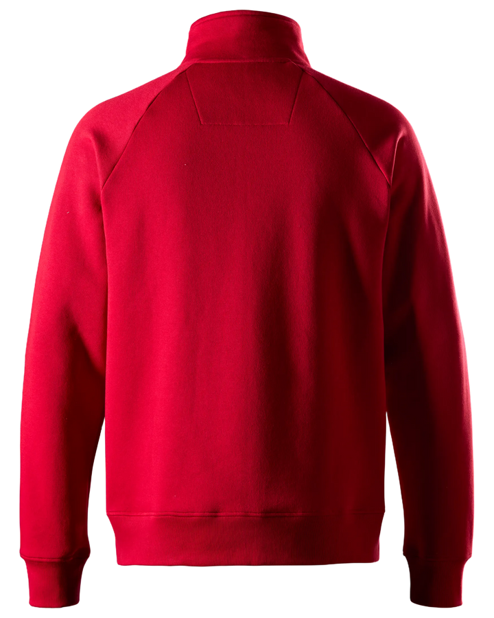 Snickers Chili Red, Classic Half-Zip Sweatshirt (2021) – back view
