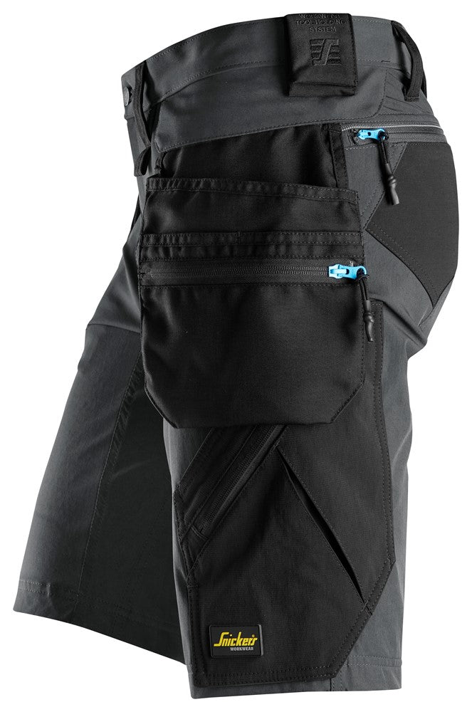 Snickers Steel Grey Lite Work, Shorts+ Detachable Holster Pockets (6108) - Dynamite Hardware